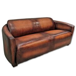 Aviator 3 seat compact Chesterfield sofa