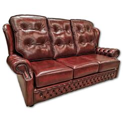 Chesterfield bankstel. Suzanne high back Chesterfield sofa