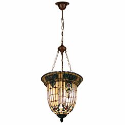 Tiffany Hanging Lamps, English Decorations