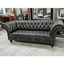 Chesterfied bank vintage black, English Decorations