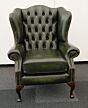 Wing Chair antique green