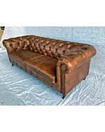 Hand made Chesterfield in special Vintage leather