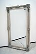 Large baroque framed silver mirror, English Decorations