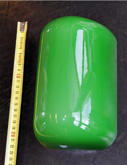 Green Shade For Bankers Lamp English, Green Glass Shade Bankers Lamp