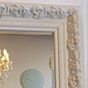 Blanc baroque miroir Venice en 2 tailles, English Decorations