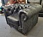 Chesterfield Whitehall club fautueil vintage black leather