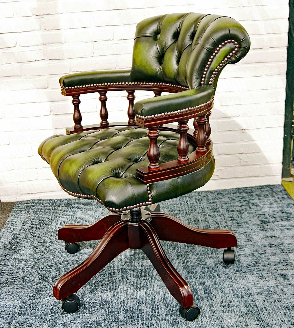 Antique swivel captains chair 2025