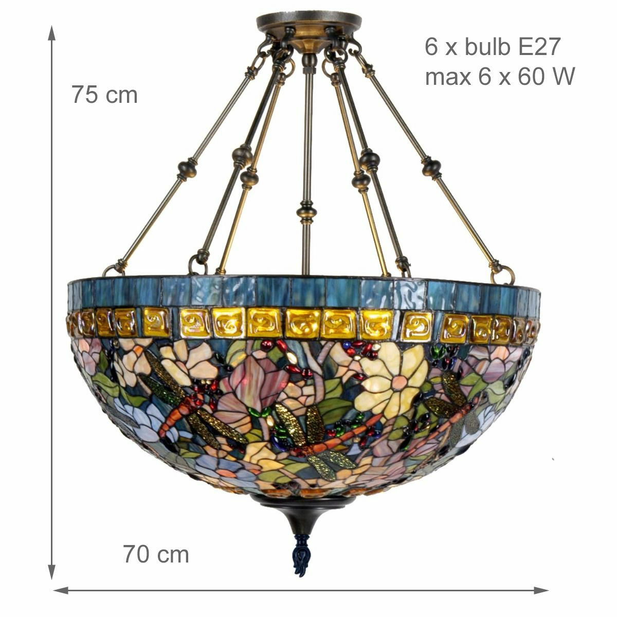 Tiffany Hanging Lamp ED 5517