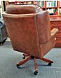 Judges swivel chair antique tan, and made