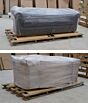 Chesterfield sofa on pallet