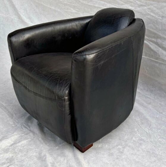 Vintage black Aviator chair