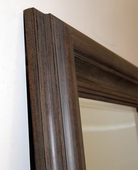 Donker hout spiegel Sherwood in 5 maten, English Decorations