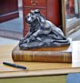 Congo Lion Bronzed Paperweight