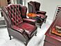 Classic Chairs antique red leather