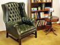 Chippendale fully buttoned chair, English Decorations