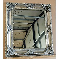 71 x 81 cm barok spiegel antiek zilver