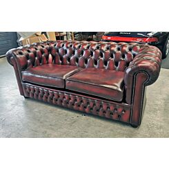 antique red Chesterfield