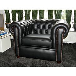Black Buckingham Club chair
