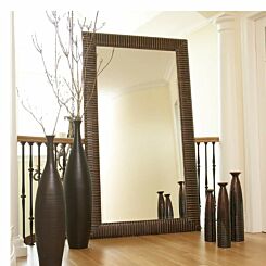 Fabulous wooden framed design mirror with bevelled glass