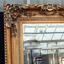 Baroque heavy gold framed mirror Vicenza in 5 sizes