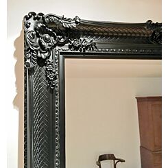 Baroque heavy black framed mirror Vicenza in 5 sizes