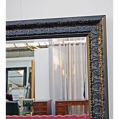 Black framed mirror Inca 140 x 180 cm