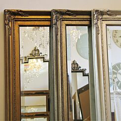 Elegant classic silver or gold mirror Cairo in 7 sizes