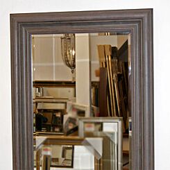Dark wooden frame mirror Sherwood in 5 sizes