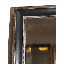 Klassischer spiegel Vigo in 8 Größen mit schwarz silbernem, oder schwarz goldenem Rahmen