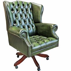 President swivel chair with button seat