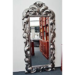 Antique Silver baroque mirror Antibes 95 x 195 cm