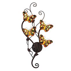 Familie van vlinders wandlamp
