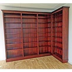 275 x 130 cm corner open bookcase