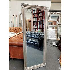 Antique silver mirror 65 x 165 cm