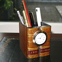 Pen box clock