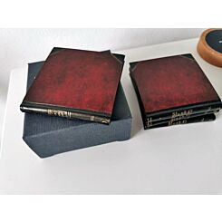 Coasters set of 4 red