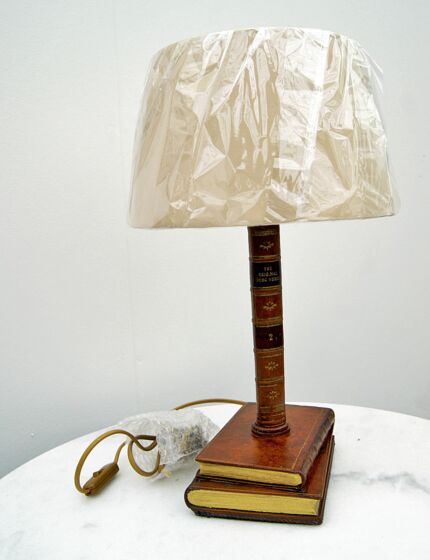 Small book lamp with shade