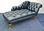 Royal Victorian Chesterfield Chaise Lounge