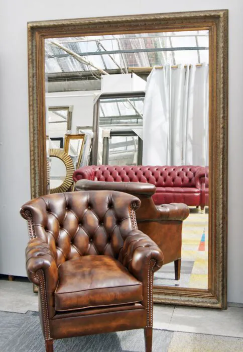 Klassischer Barock spiegel Berlin antik gold Rahmen 145 x 205 cm, English Decorations