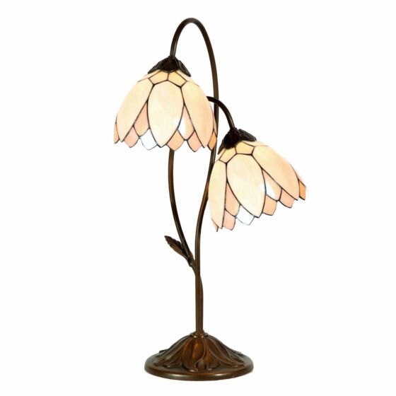 Beautiful Tiffany Floral Table Lamp