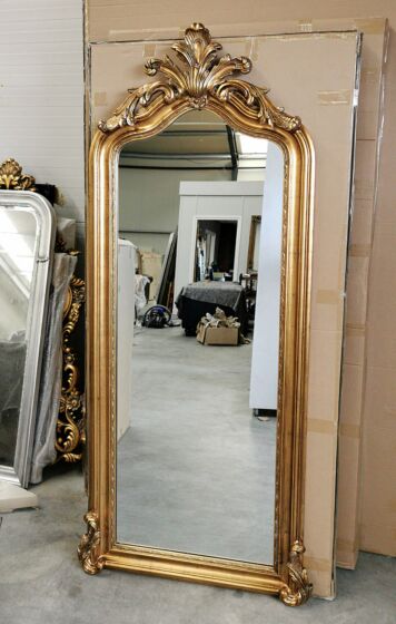 grote barok spiegel louis philippe antiek goud