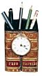 Pen Box Clock, English Decortions