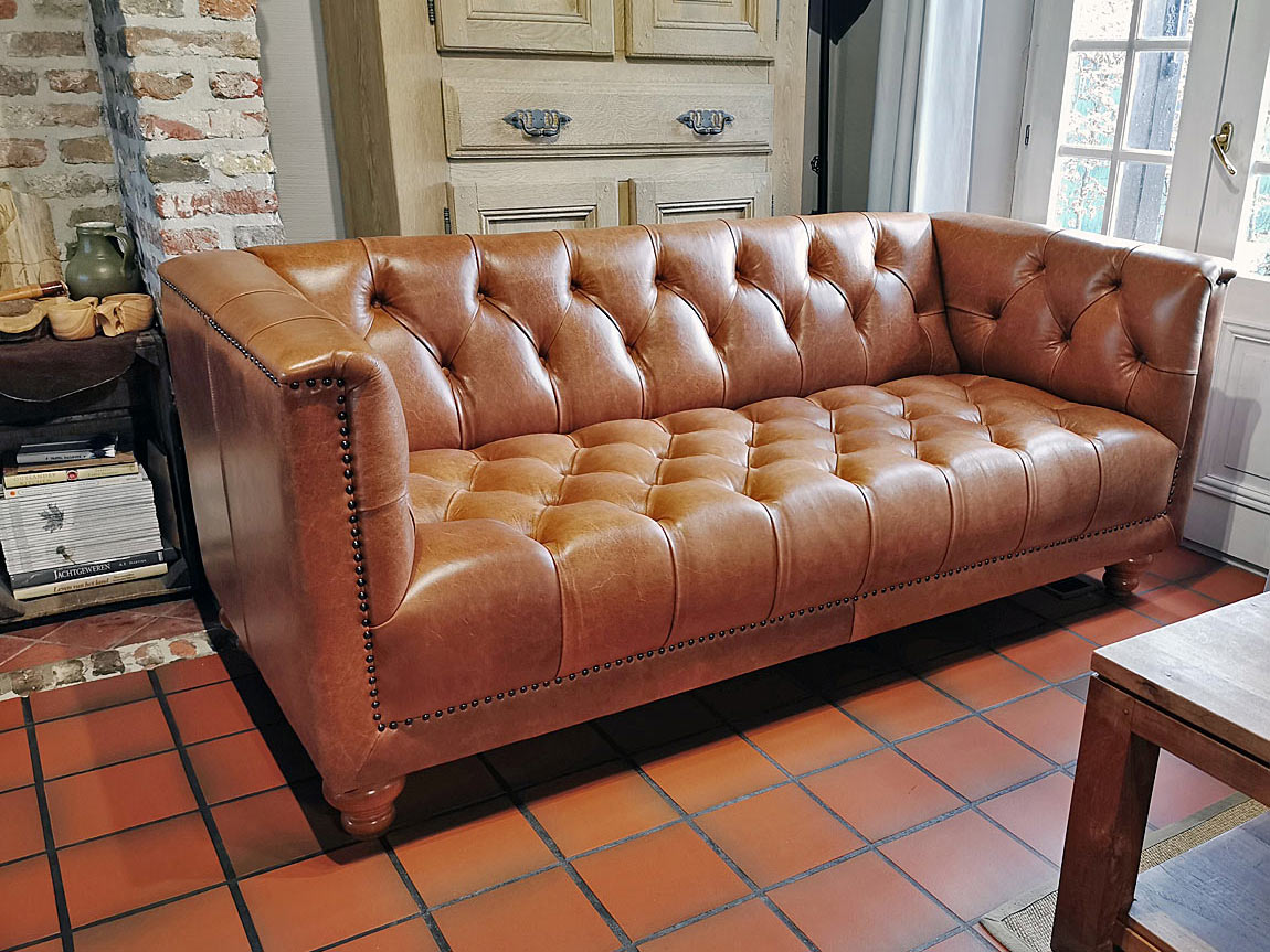 Parliament Chesterfield Old English leather
