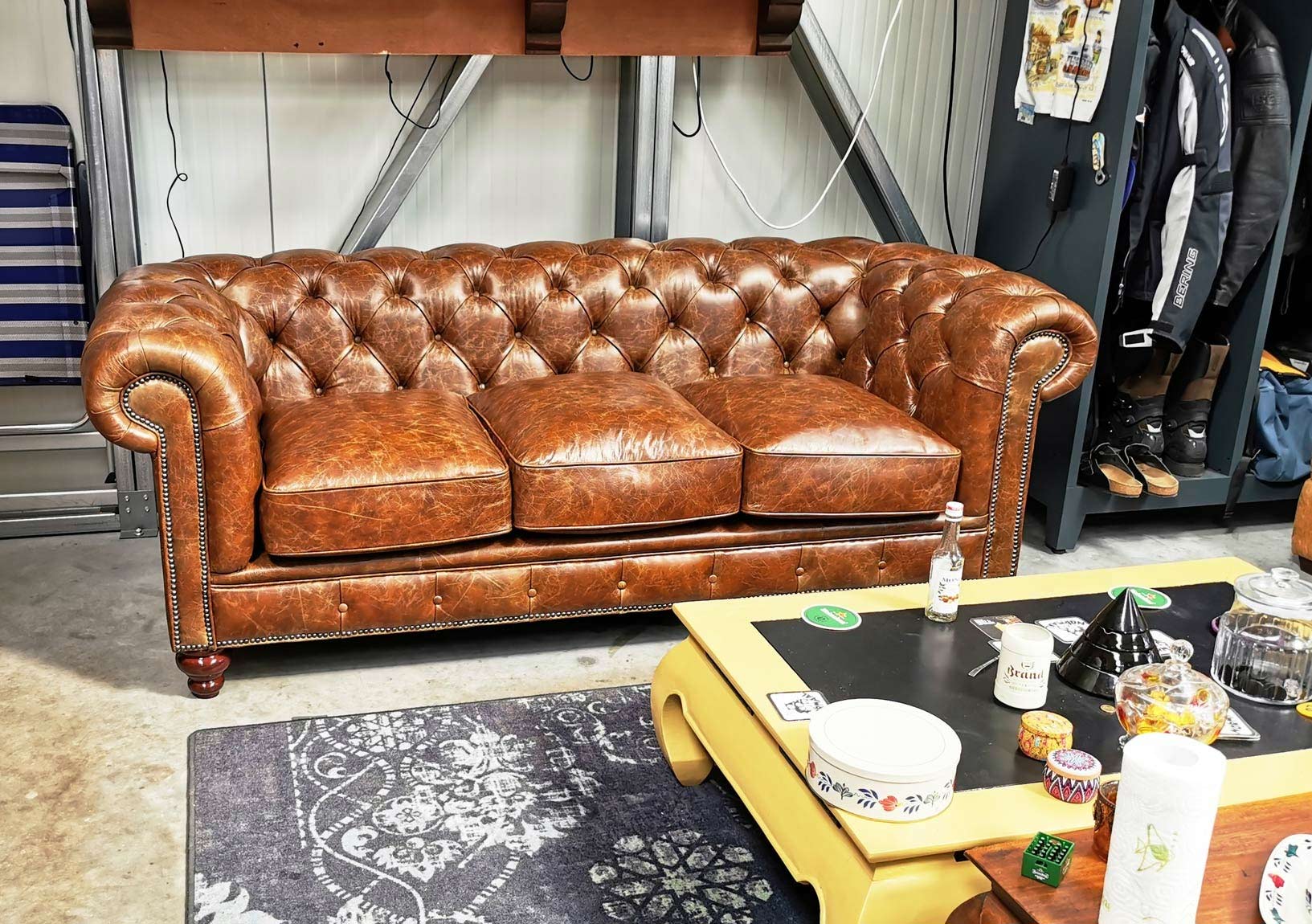 Chesterfield anglais traditionnel