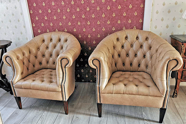 Chesterfield Fauteuils, MADE IN ENGLAND