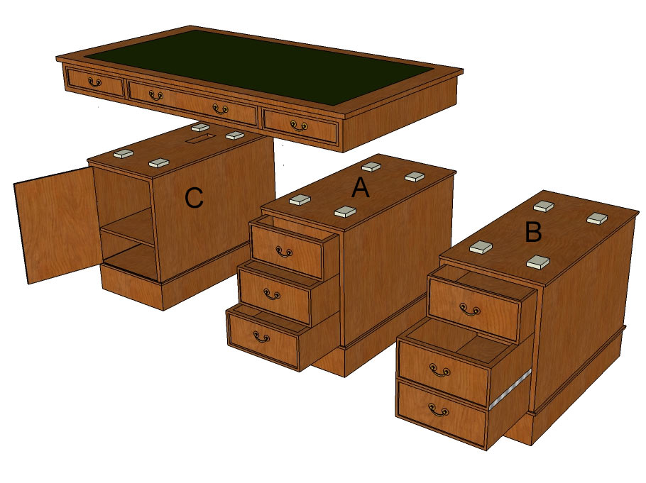 Desk base options